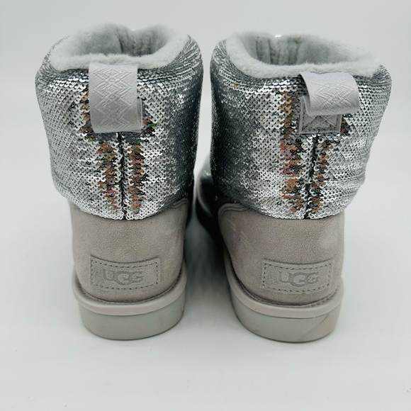 UGG Silver Sequin Winter Boots - Picture 4 of 5